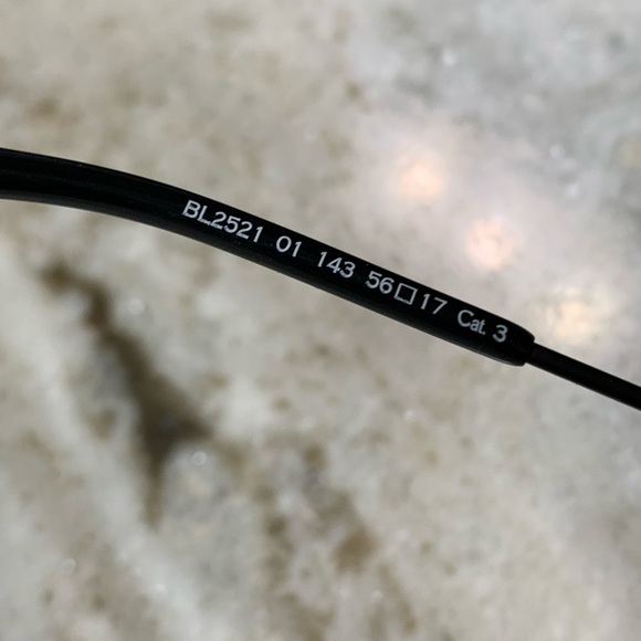 Balmain Upper Brow Bar Sunglasses BL2521 56mm 100% authentic - Picture 9 of 12